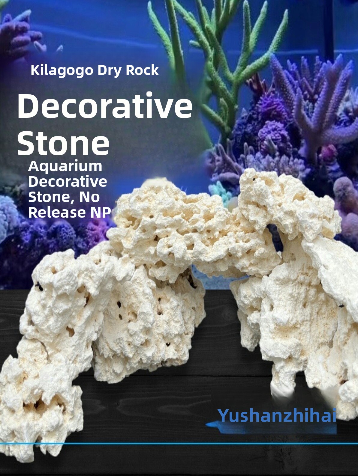 Aquarium Marine Rock - Piedra de Coral Natural Seca Kilago