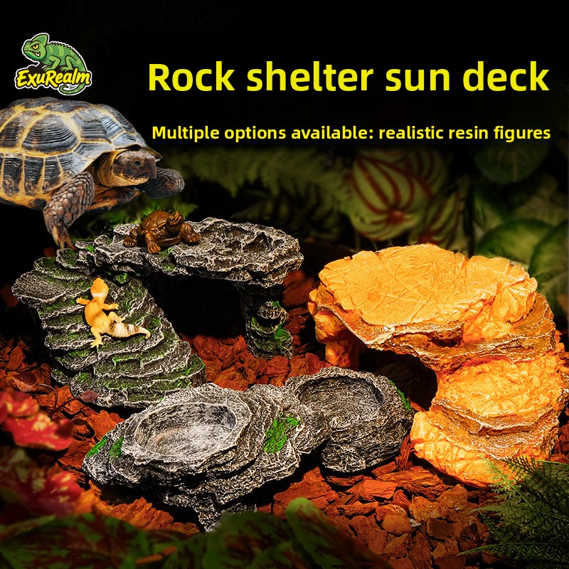 Escondite de Resina para Repti - Aquarium Marine Rock reseña y precio