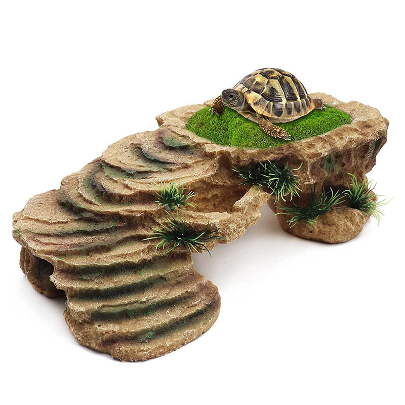 Plataforma de apoyo para Tortu - Aquarium Marine Rock reseña y precio