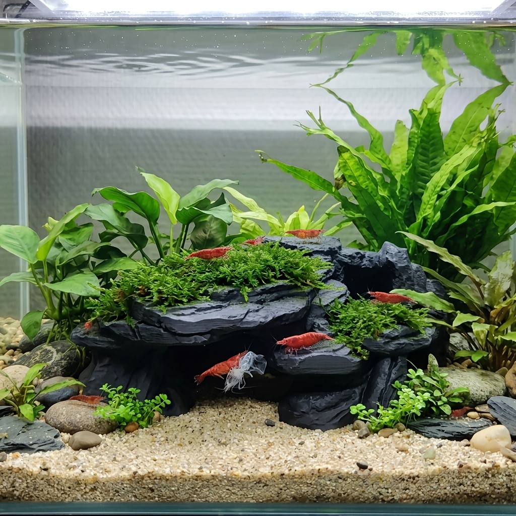 Decoración de Acuario PLA con  - Aquarium Marine Rock reseña y precio