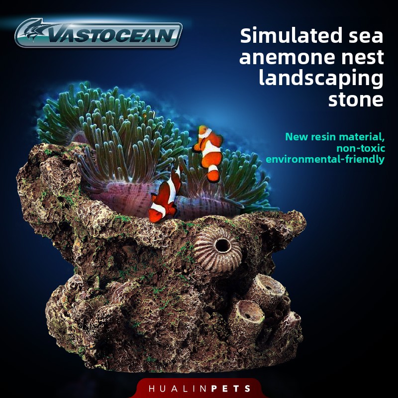 Vastocean Cueva de anémona art - Aquarium Marine Rock reseña y precio